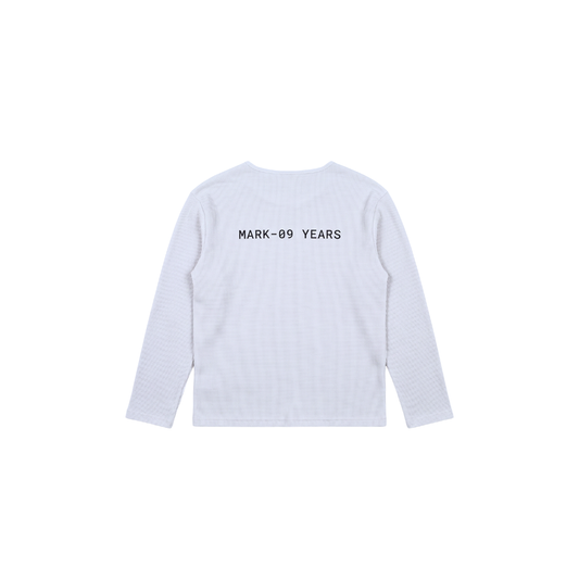 White Waffle Tee