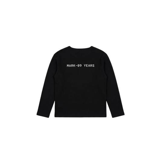 Black Waffle Tee