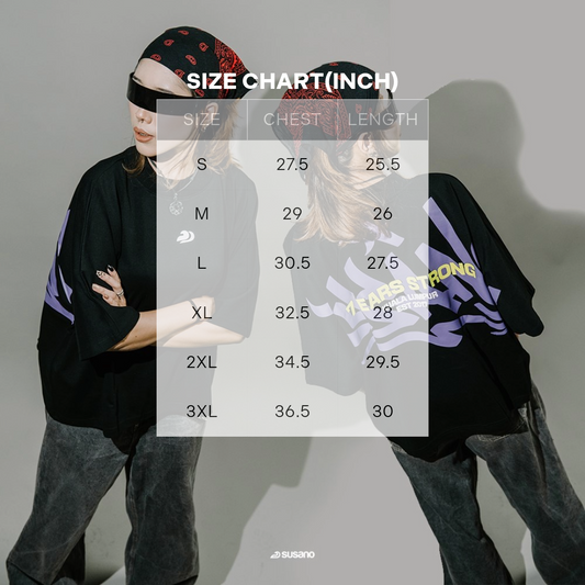 Oversize Boxy T-Shirt 300gsm-Susano 7 Years Collection 2024