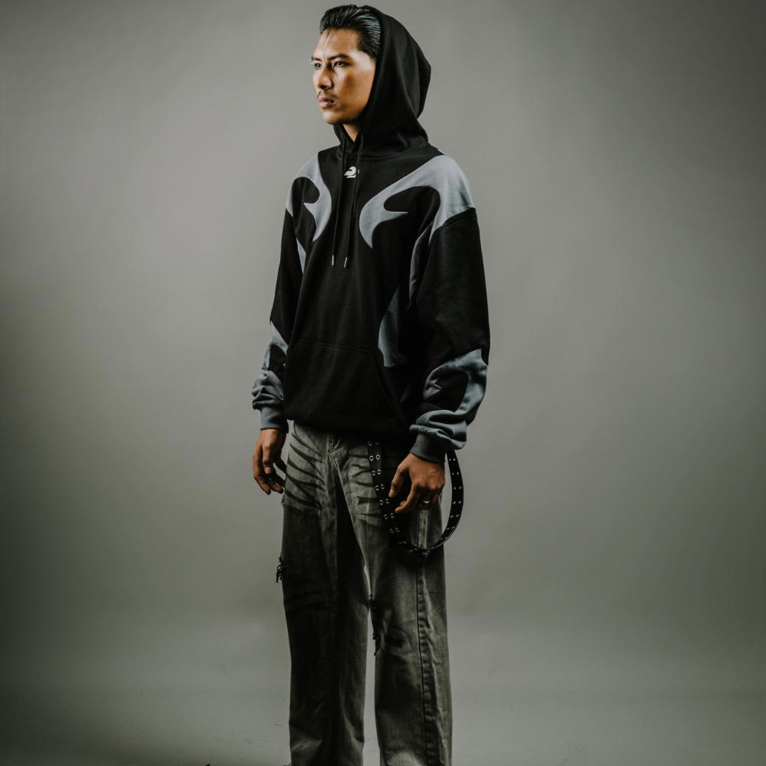 Black Creed Hoodies 330gsm-Susano 7 Years Collection 2024