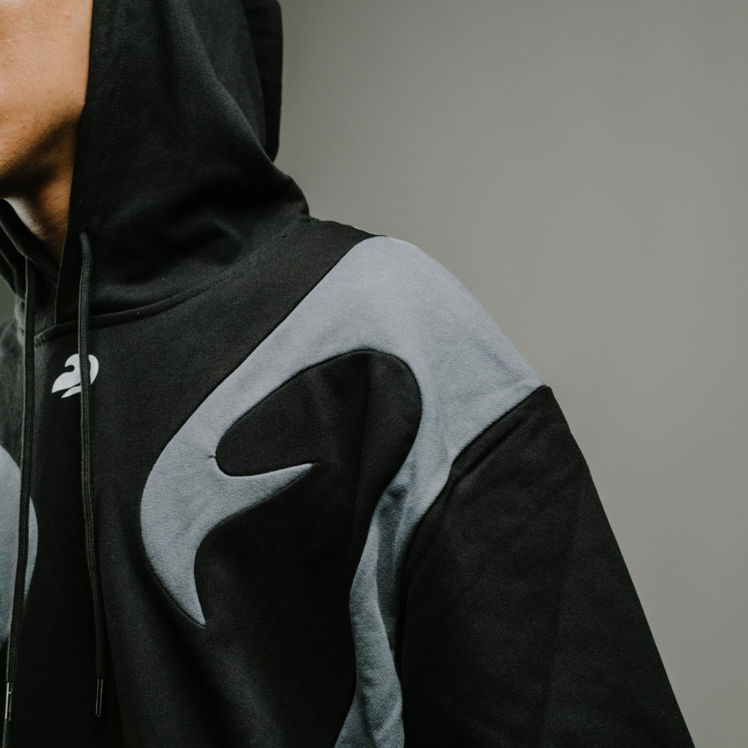 Black Creed Hoodies 330gsm-Susano 7 Years Collection 2024