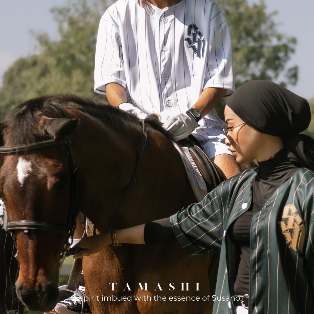 Tamashi Baseball Oversized Jersey Stripe Design 250gsm