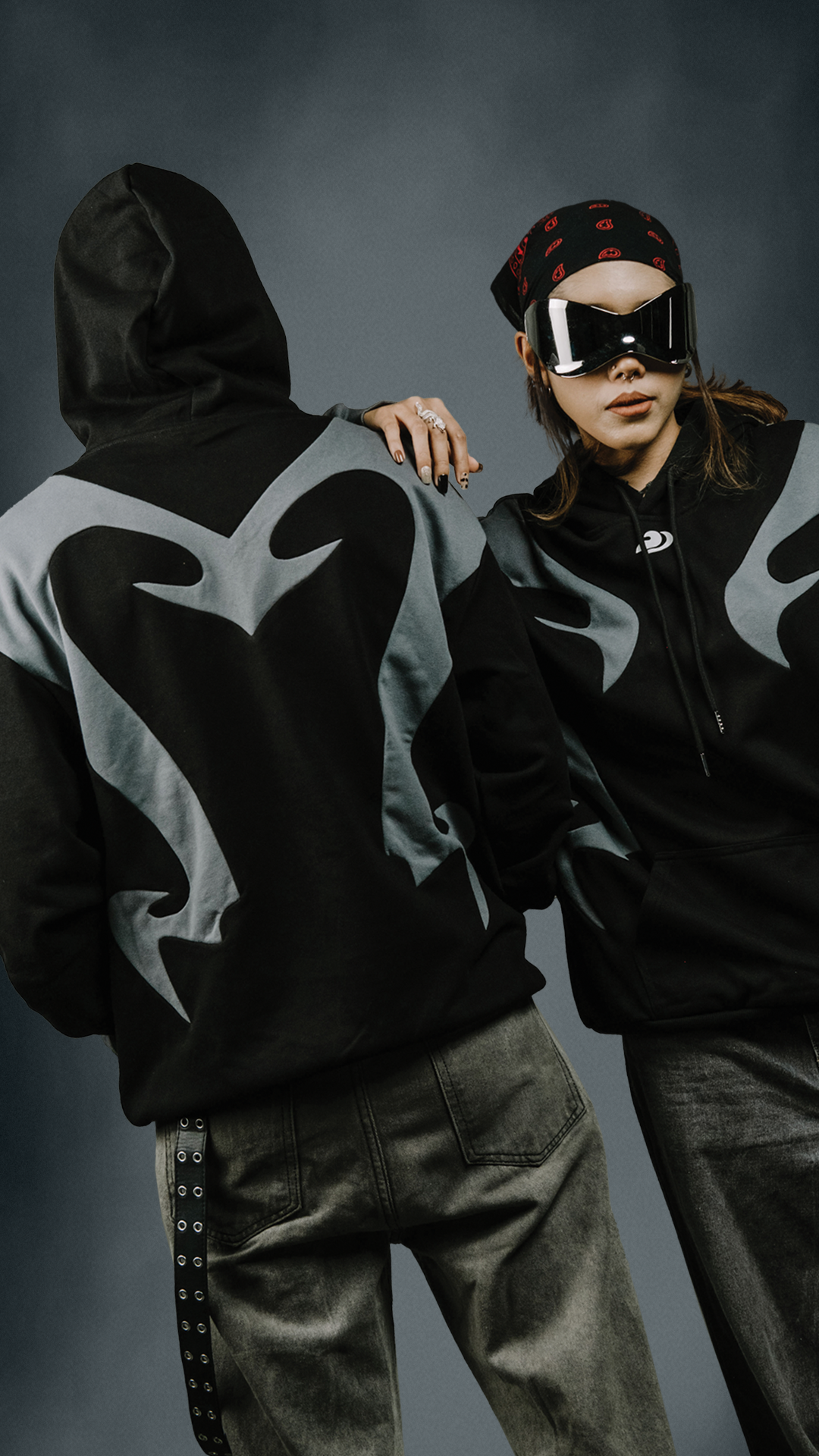 Black Creed Hoodies 330gsm-Susano 7 Years Collection 2024