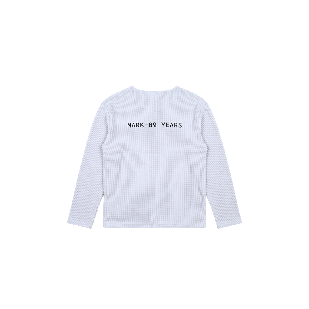 White Waffle Tee