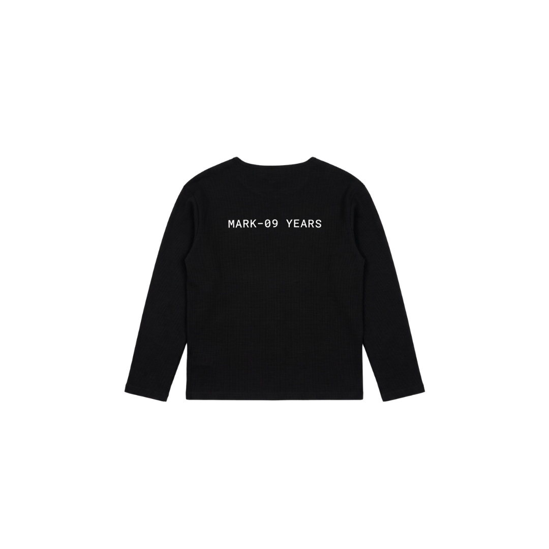 Black Waffle Tee