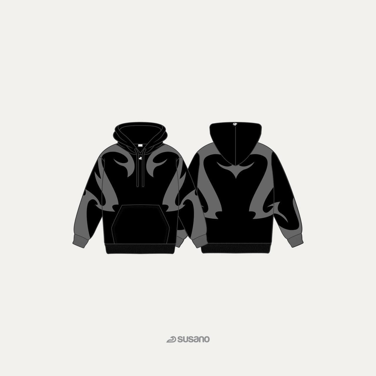 Susano 7 Years Collection 2024 Black Creed Hoodies 330gsm