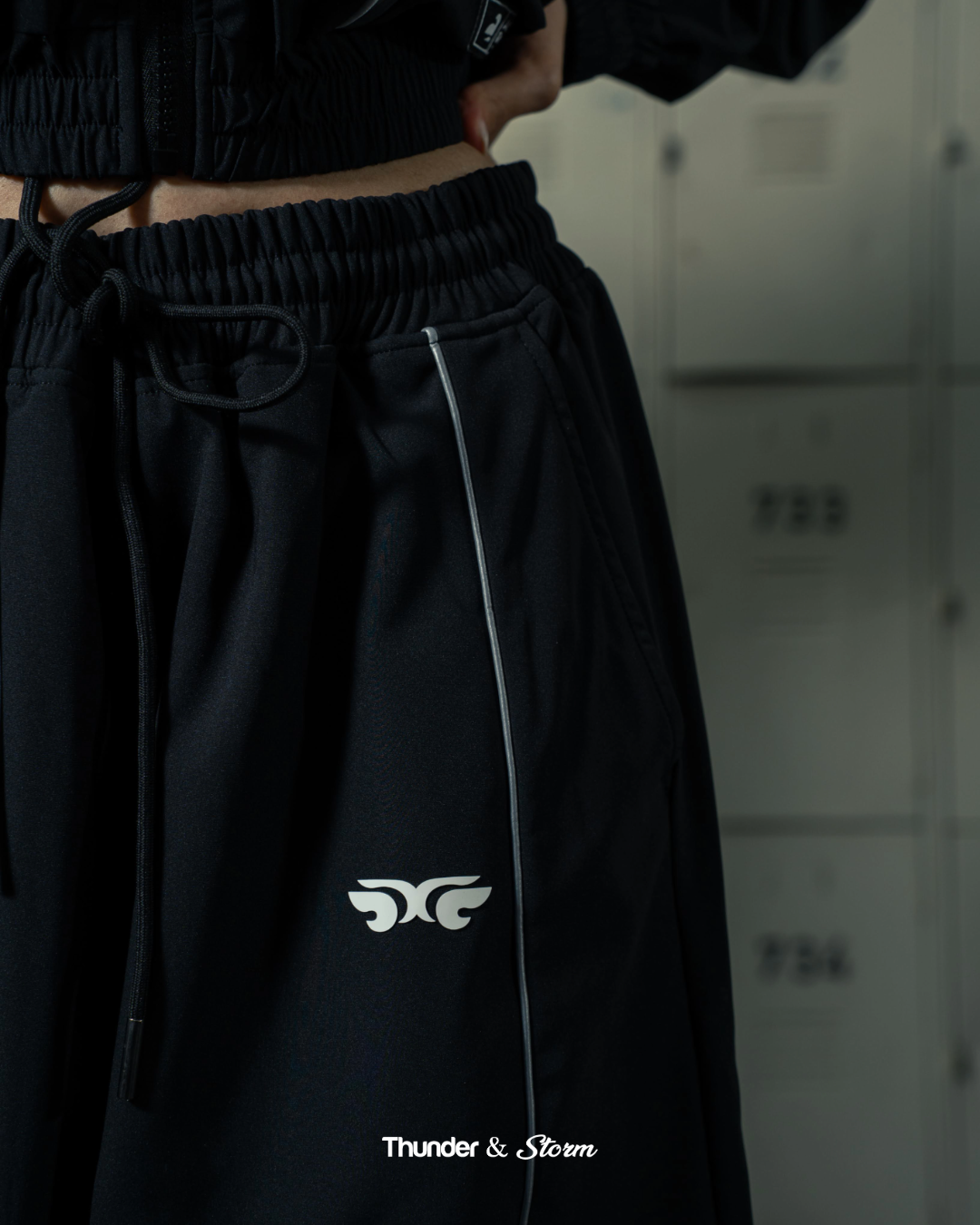 Thunder & Storm Reflective Windbreaker Set With Pants