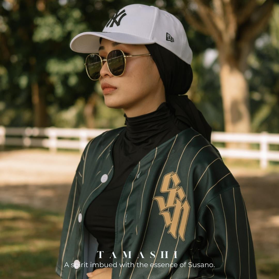 Susano Tamashi Baseball Oversized Jersey Stripe Design 250gsm