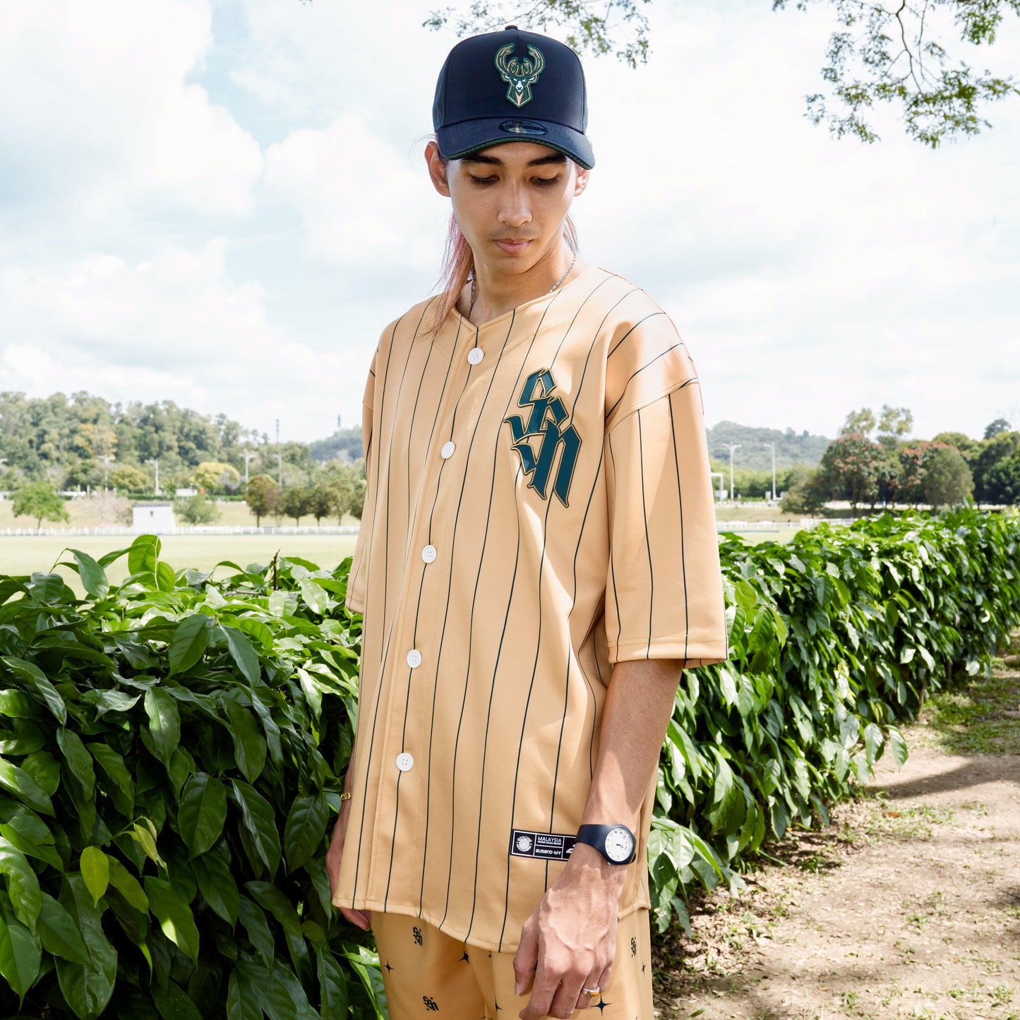 Susano Tamashi Baseball Oversized Jersey Stripe Design 250gsm