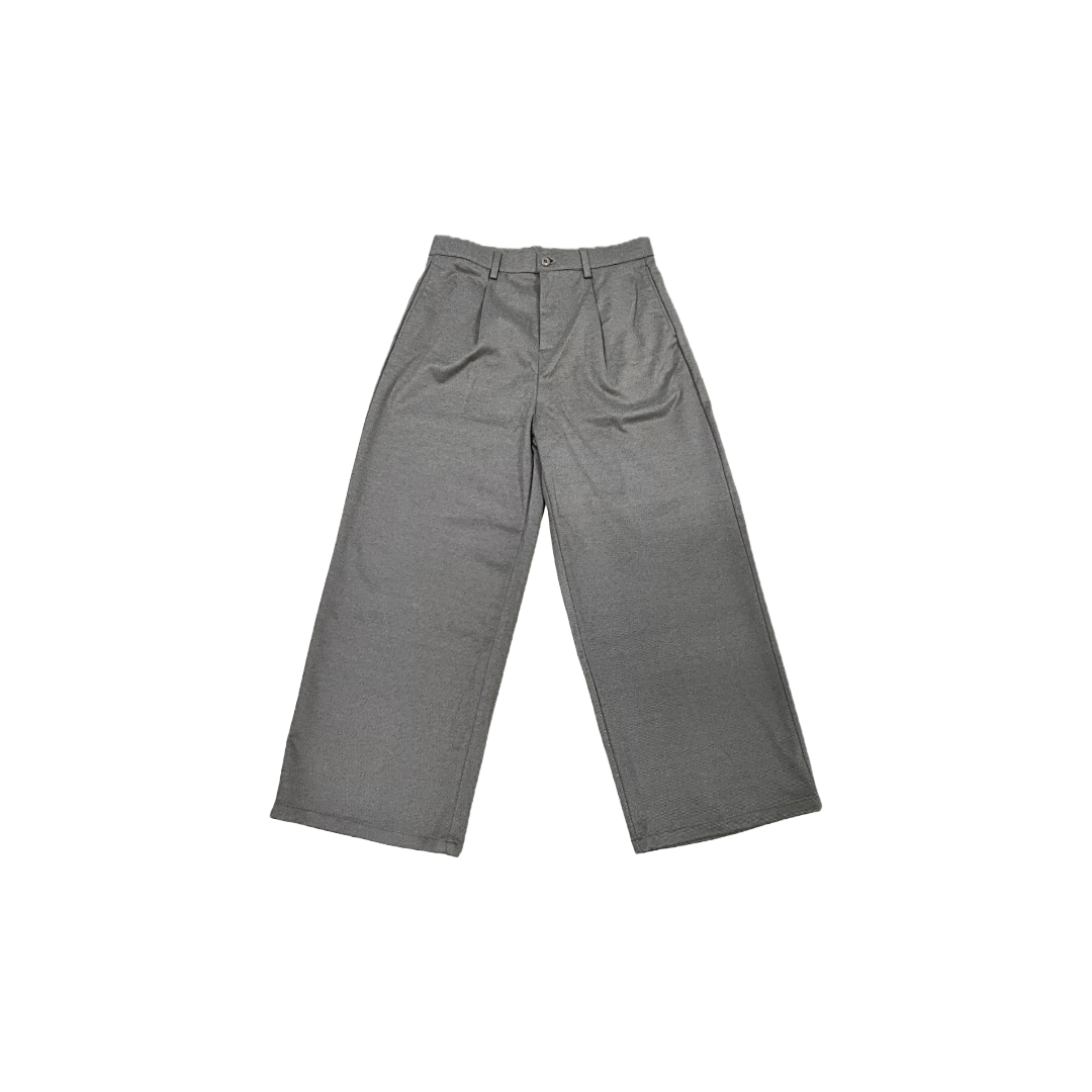 Deep Brown Arch-Leg Trousers