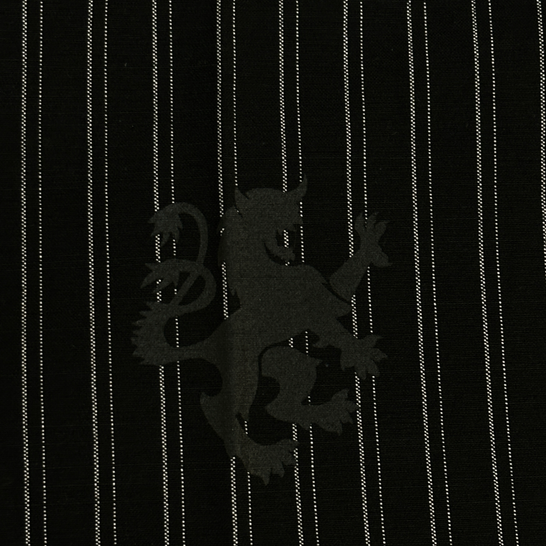 Pinstripe League Shirt Black