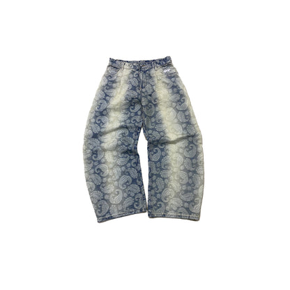 Paisley Jacquard Denim Jeans